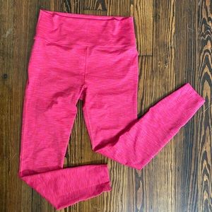Outdoor voices free form pink leggings medium 7/8